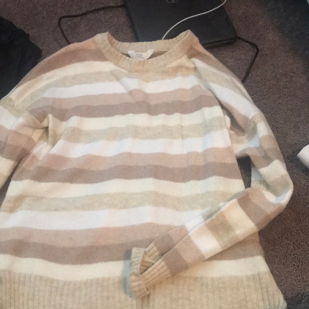 Tan colored dressy sweater super soft